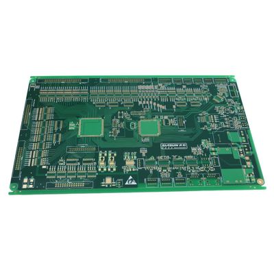 Alta frecuencia Prototipo de giro rápido de placa de PCB Potencial de perforación trasera 0,15 mm