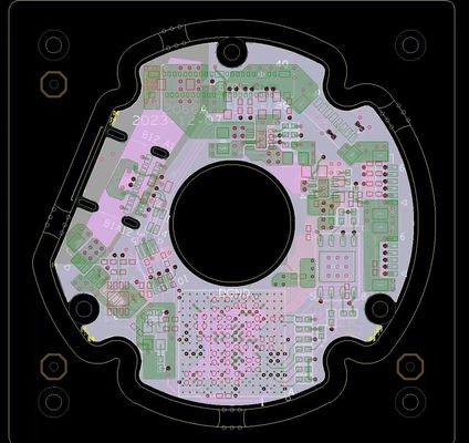 Placa de PCB de múltiples capas con taladro trasero de 0,15 mm para la fabricación