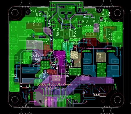 2-48 Placa de PCB de precisión de capas multicapa con relación de aspecto de 20 a 1